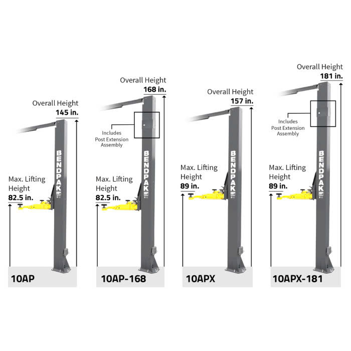 Cầu nâng 2 trụ BENDPAK 10APX