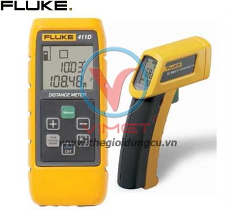 Máy đo khoảng cách và nhiệt độ Fluke-411D/62
