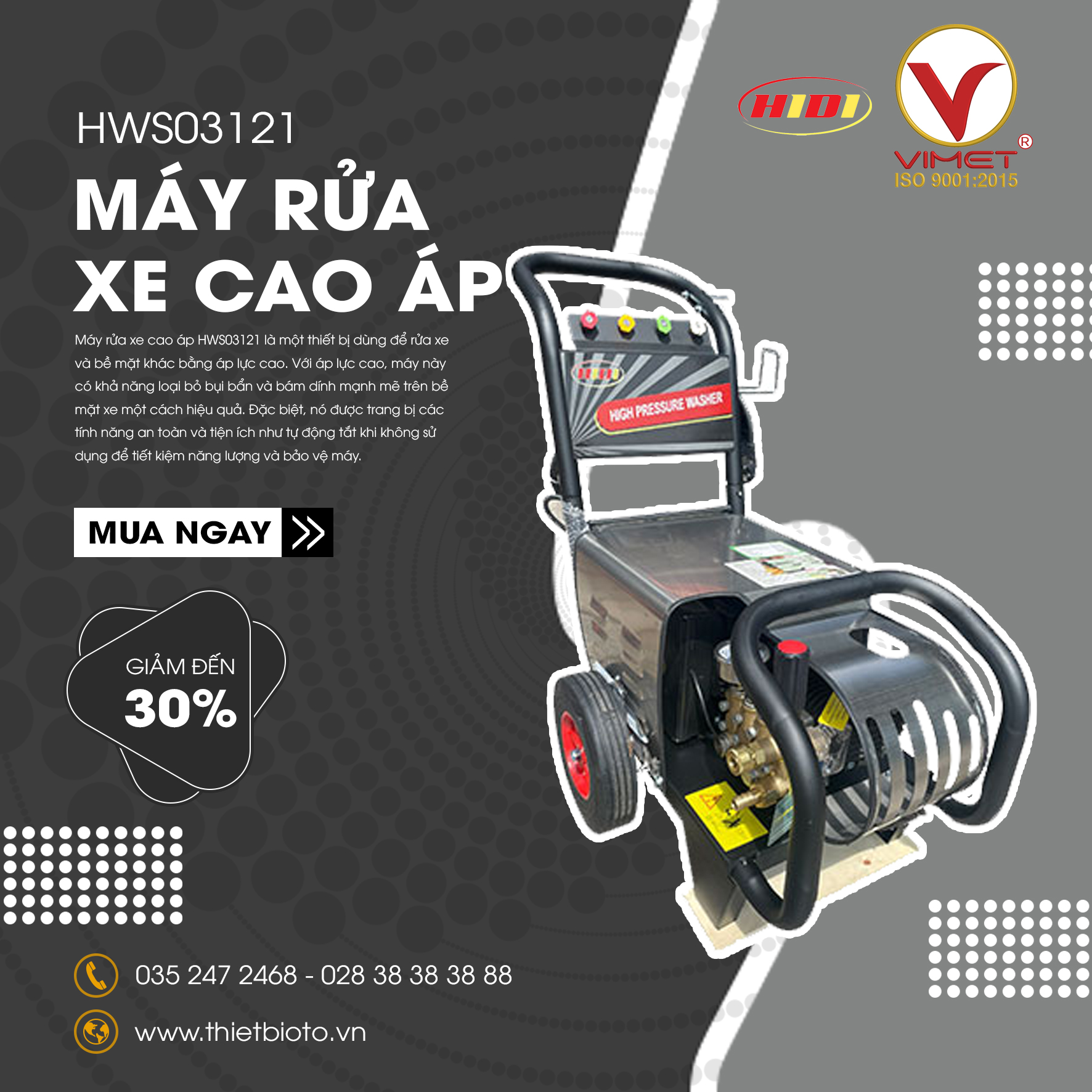 Đón Mùa Hè Cực Sốc: Khuyến Mãi Giảm Giá Máy Rửa Xe Cao Áp Tháng 4!