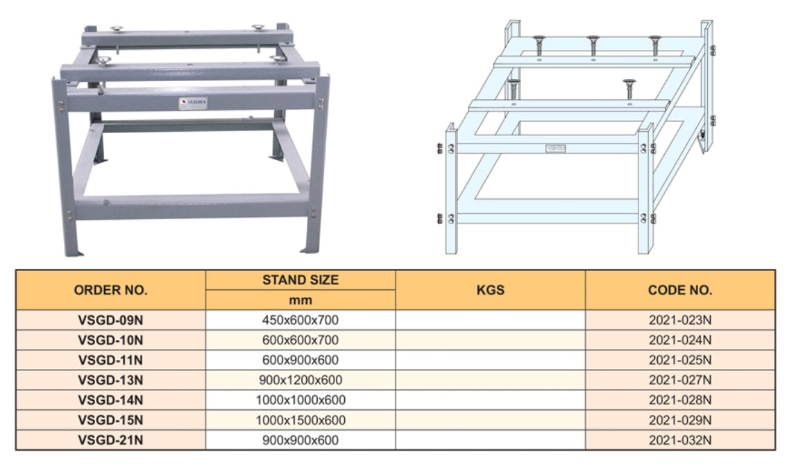 Chân đế bàn máp Granite VERTEX VSGD-21N