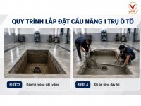 Quy Trình Lắp Đặt Cầu Nâng 1 Trụ 