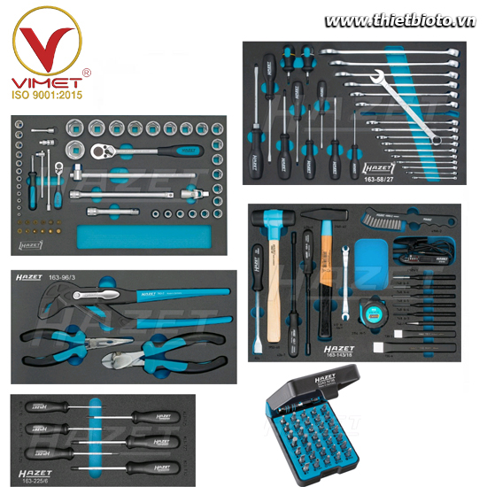Bộ dụng cụ 157 chi tiết HAZET 0-179/157