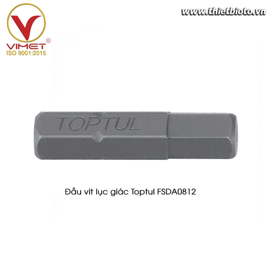 Mũi vít lục giác Toptul FSDA0812