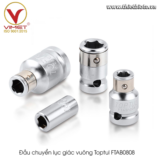 Đầu chuyển lục giác vuông Toptul FTAB0808