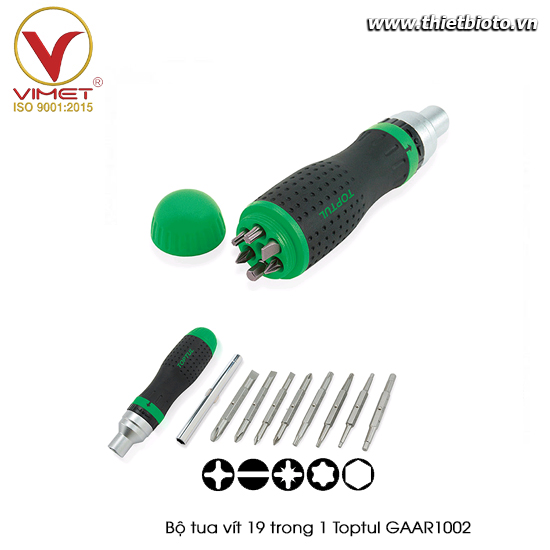 Bộ tua vít 19 trong 1 10 chi tiết TOPTUL GAAR1002