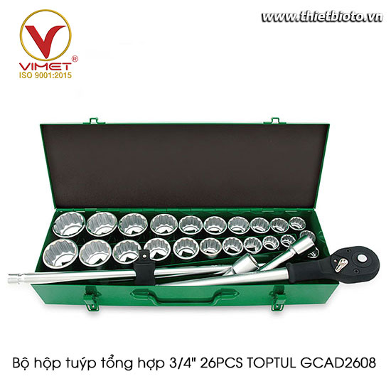 Bộ hộp tuýp tổng hợp 3/4