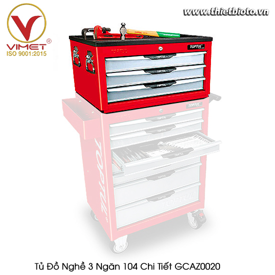 Tủ Đồ Nghề 3 Ngăn 104 Chi Tiết GCAZ0020