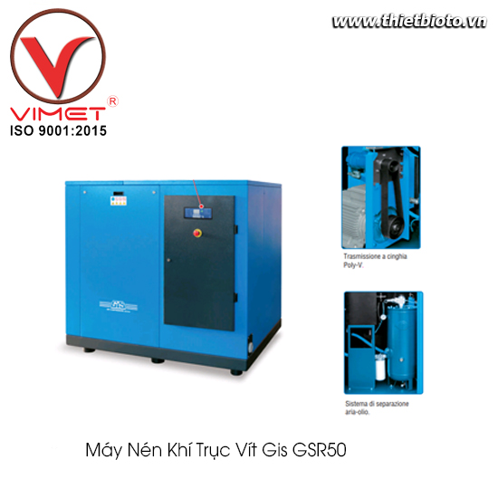 Máy Nén Khí Trục Vít  Gis GSR50