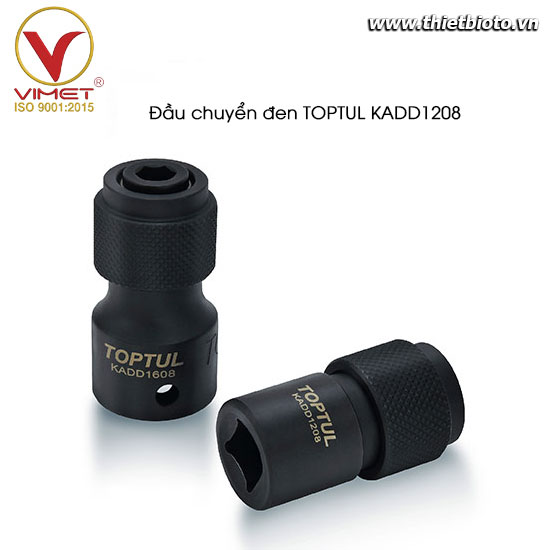 Đầu chuyển súng bắn bulong sang bắn vít đen TOPTUL KADD1208