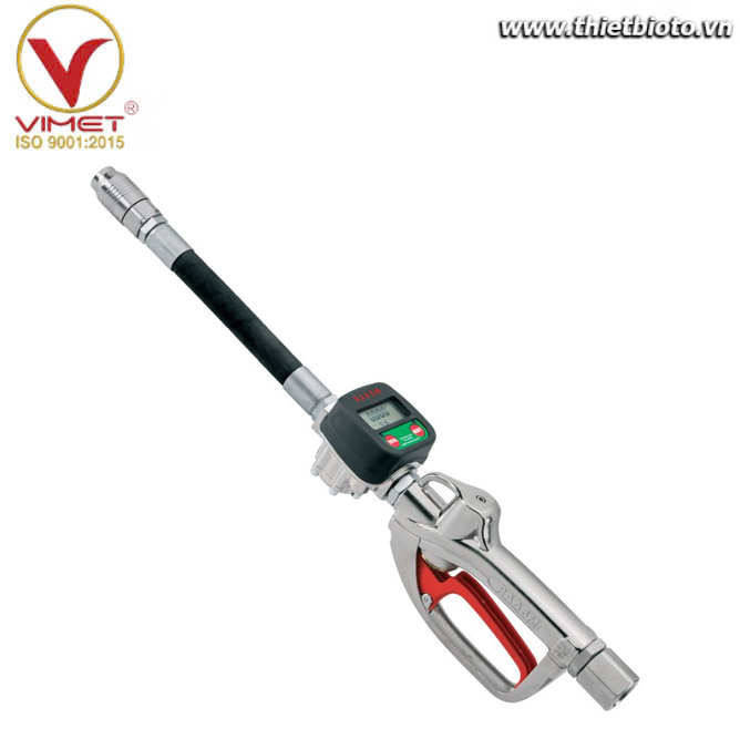 Súng bơm nhớt có đồng hồ đo lượng nhớt bơm Raasm 33146