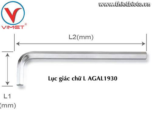 Lục giác chữ L (dài) 19mm TOPTUL AGAL1930