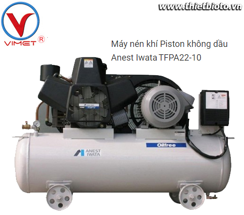 Máy nén khí Piston không dầu Anest Iwata TFPA22-10