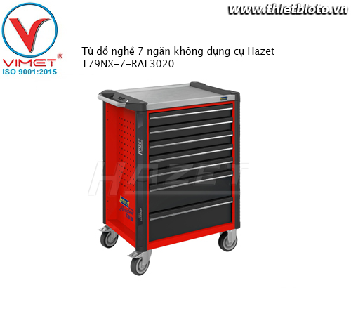 Tủ đồ nghề 7 ngăn không dụng cụ Hazet 179NX-7-RAL3020
