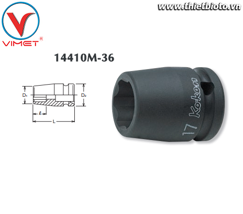 Đầu tuýp sao 36mm Koken 14410M-36
