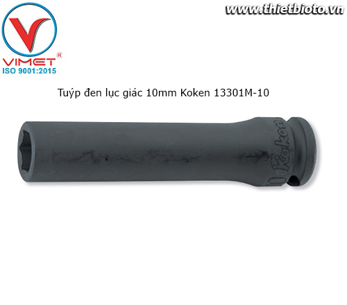 Tuýp đen lục giác 10mm Koken 13301M-10